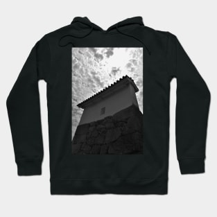 Himeji Castle Wall Detail, Japan Hoodie